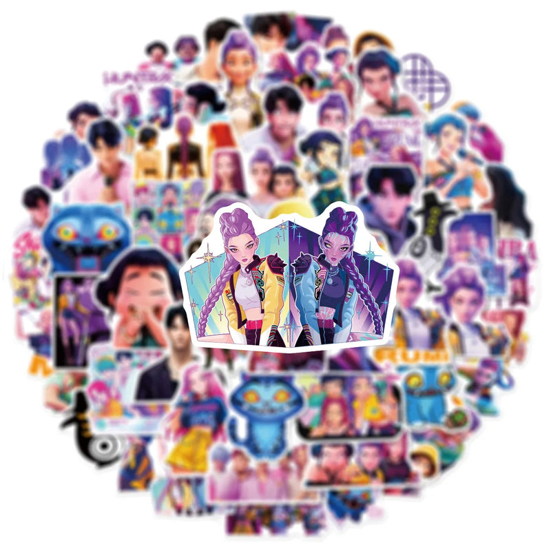 Adesivos K-Pop Caçadores de Demônios | Stickers à Prova d'Água 💧