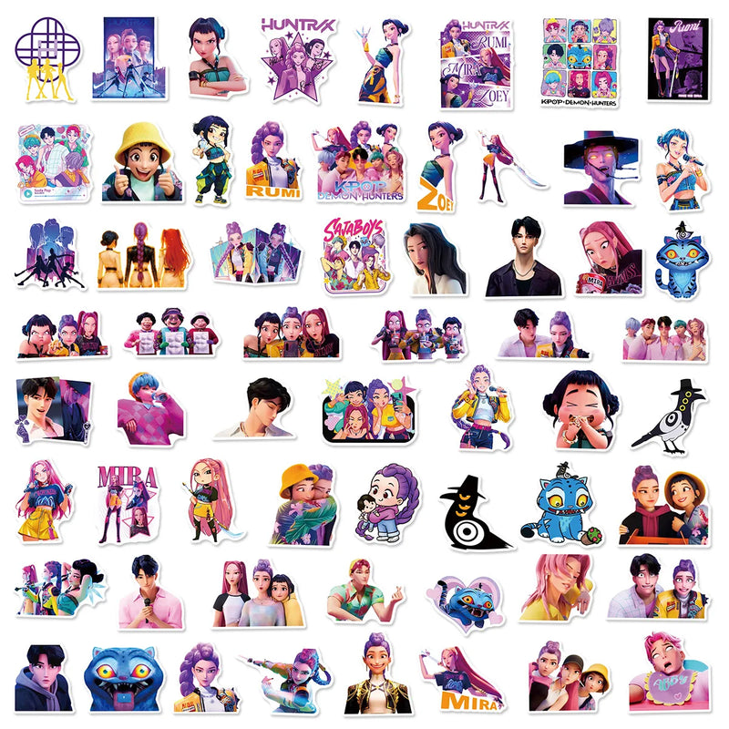 Adesivos K-Pop Caçadores de Demônios | Stickers à Prova d'Água 💧