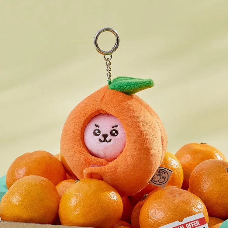 Chaveiro BT21 Série Orange | ✨ Um Toque Cítrico de Fofura na Sua Mochila